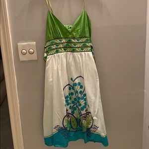 Linen lined dress